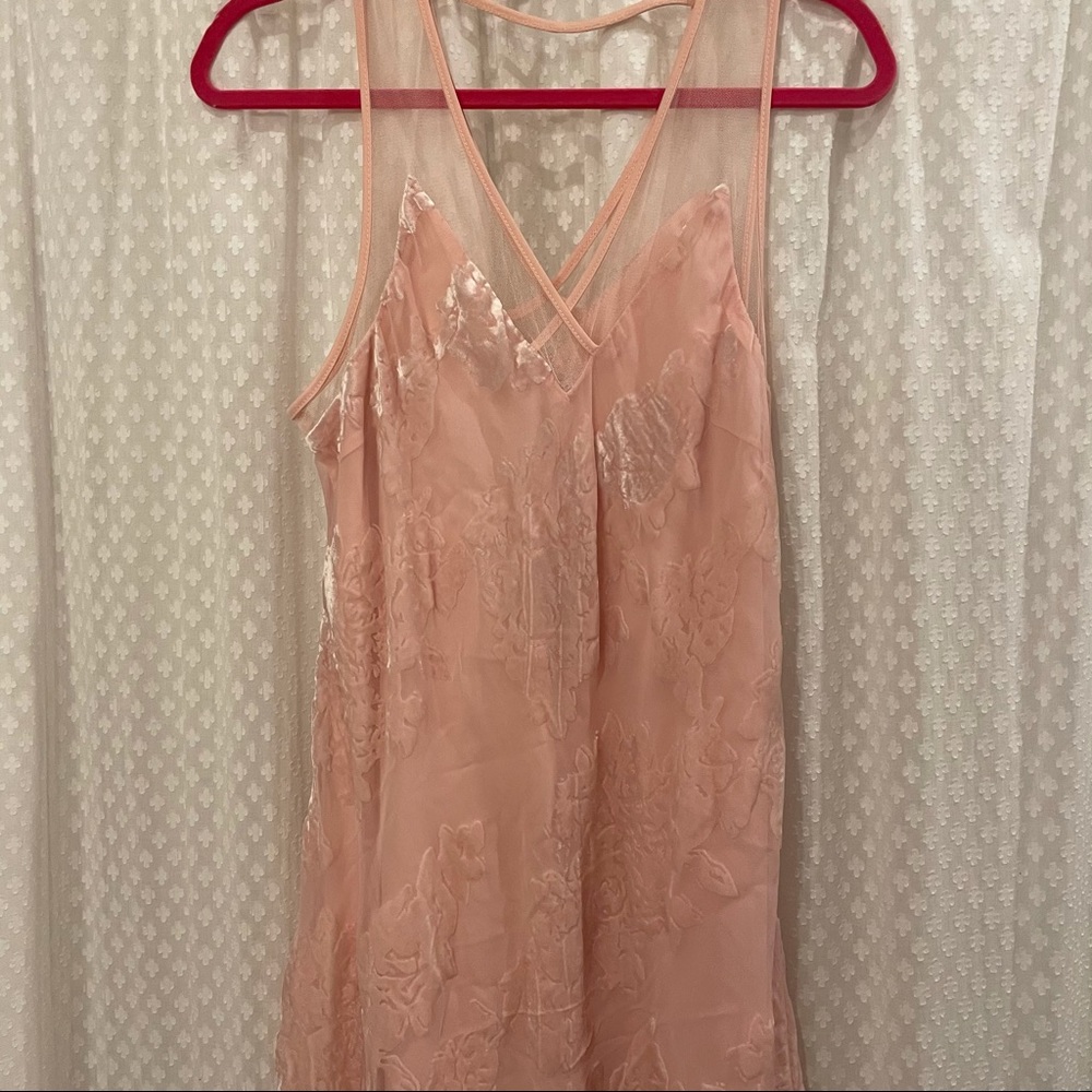 Spirit of Grace blush velvet dress